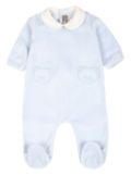 Little Bear bear-motif romper - Blue