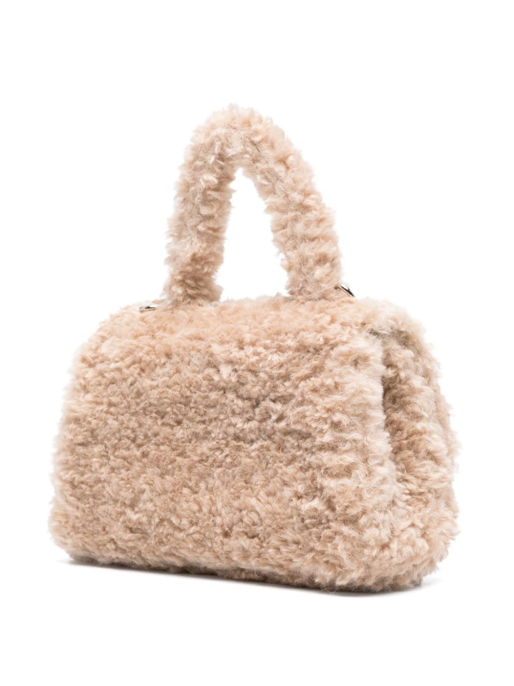 Monnalisa Shopper met logoplakkaat - Beige