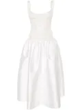 Atu Body Couture corset-detail flared gown - White
