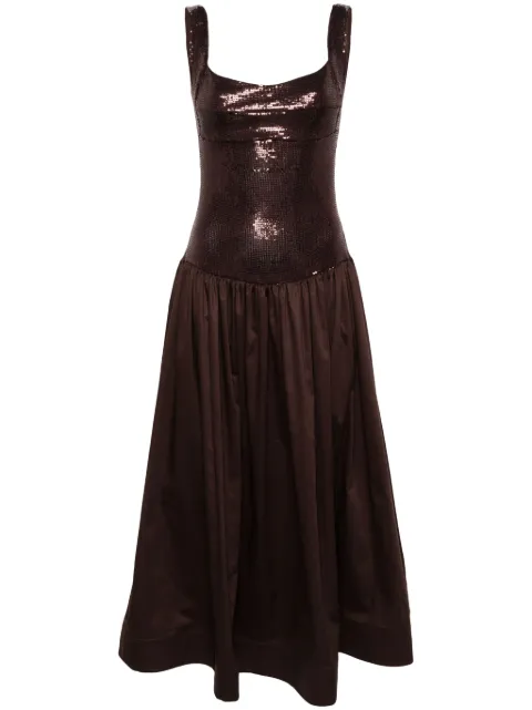 Atu Body Couture corset-detail flared gown