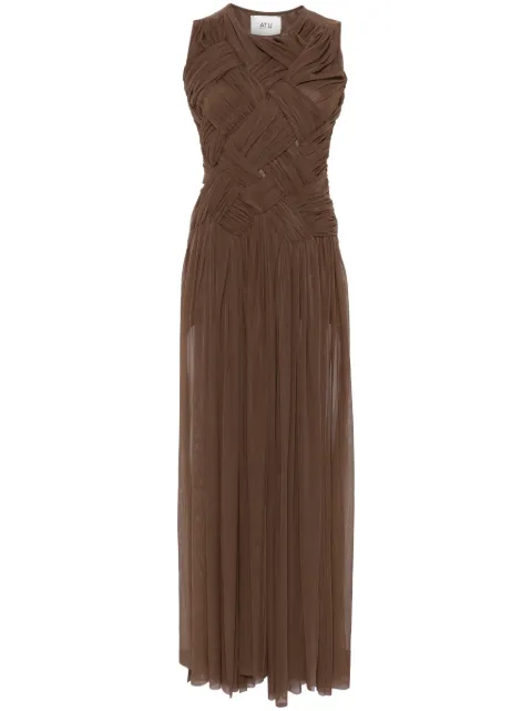 Atu Body Couture Emotional braided maxi dress