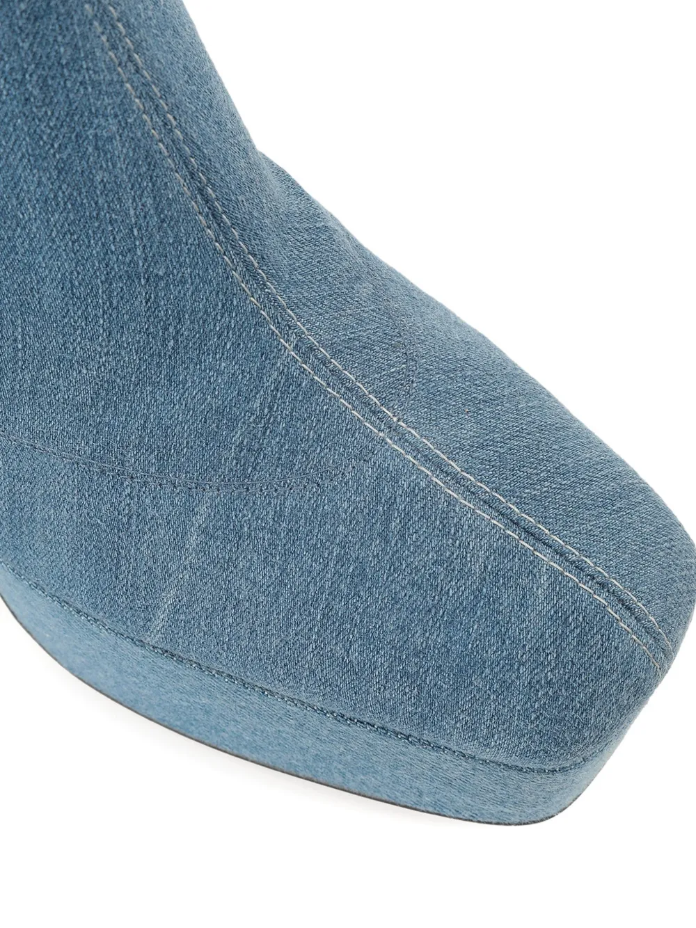 Si Rossi platform block-heel ankle boots Blauw