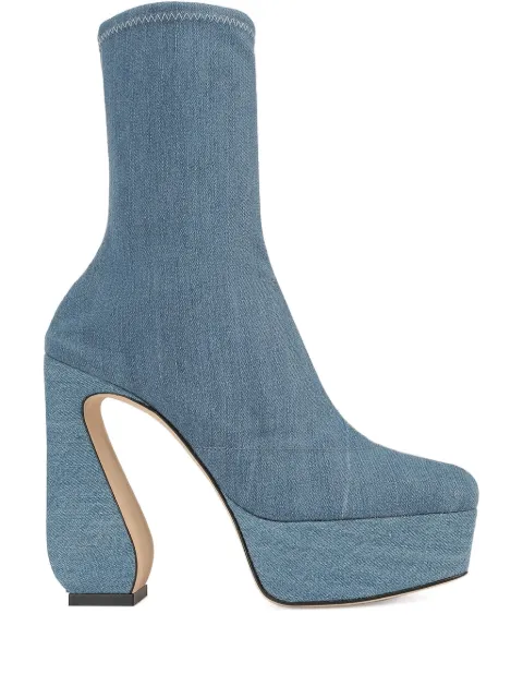 Si Rossi platform block-heel ankle boots