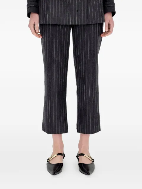 Simkhai Vera pinstripe-pattern trousers