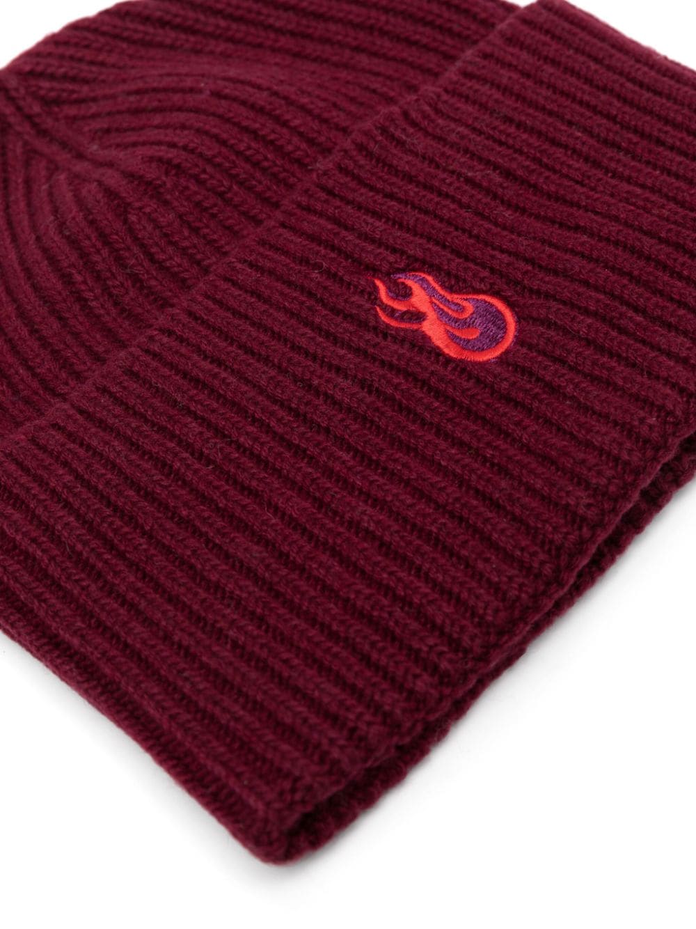 Vision Of Super flame-embroidered beanie - Rood