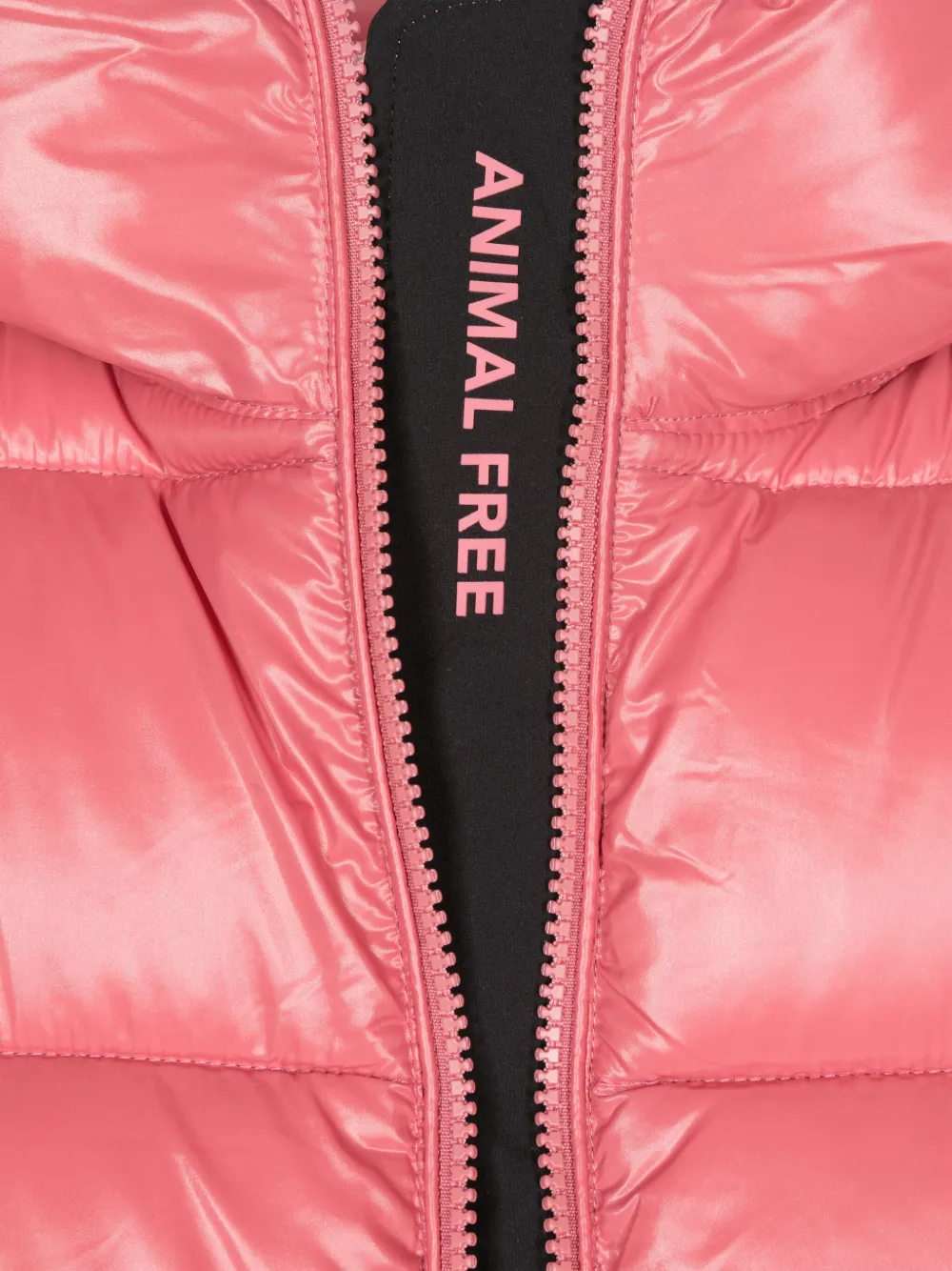 Save The Duck Kids Donsjack met logopatch Roze