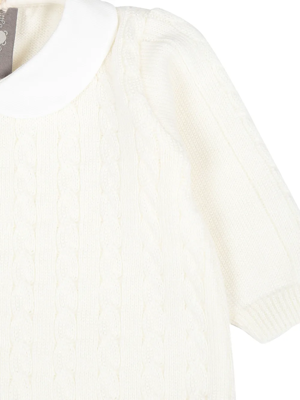 Little Bear Wollen romper Wit