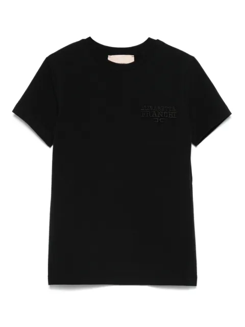Elisabetta Franchi La Mia Bambina logo-embroidered T-shirt