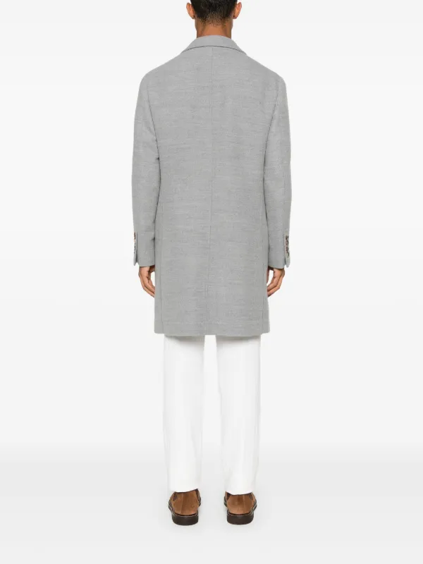 ☆関税込☆【BRUNELLO CUCINELLI】グレー ウールコート Brunello Cucinelli ウール コート | グレー | FARFETCH JP