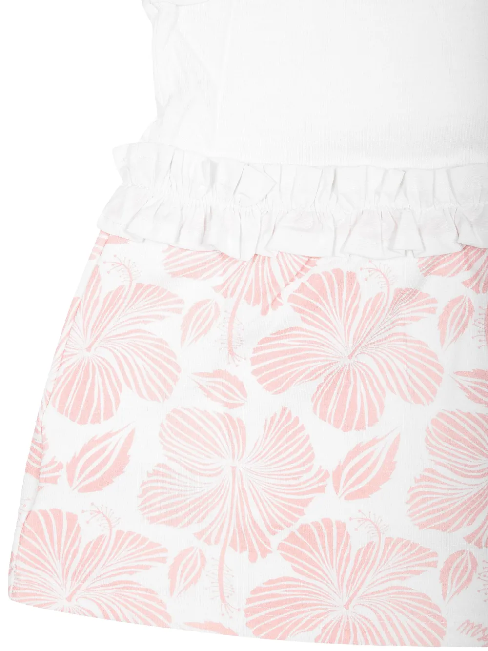 MSGM Kids Jurk met ruches Wit