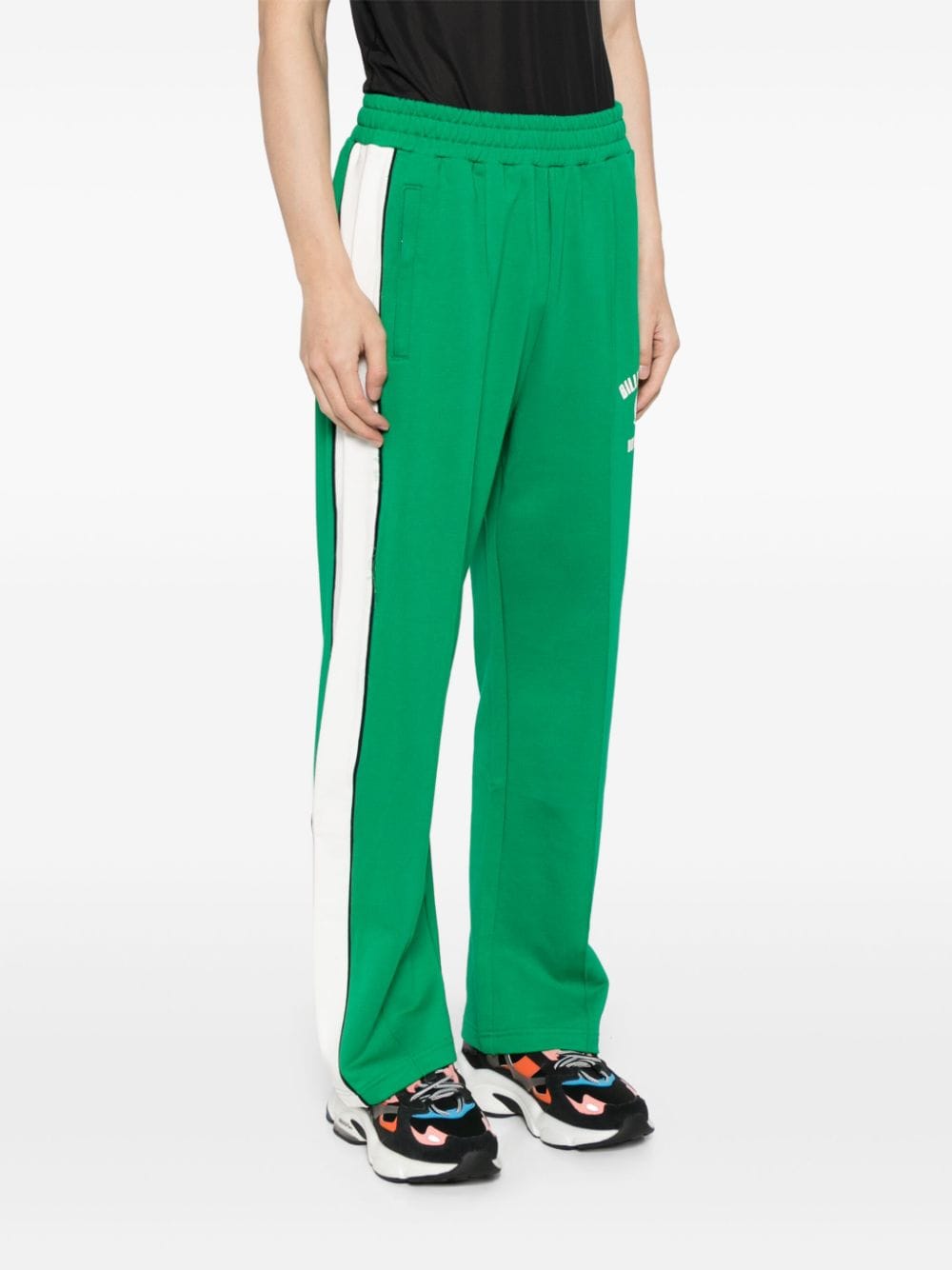 Shop Billionaire Boys Club Panelled Track Pants In Green