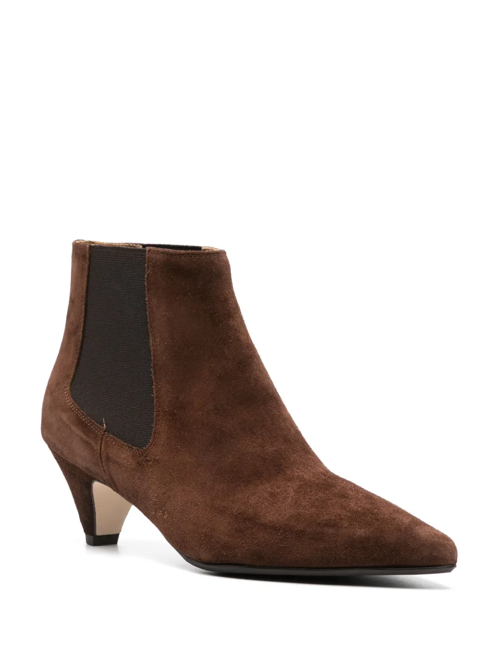 Anna F. 55mm suede ankle boots - Bruin