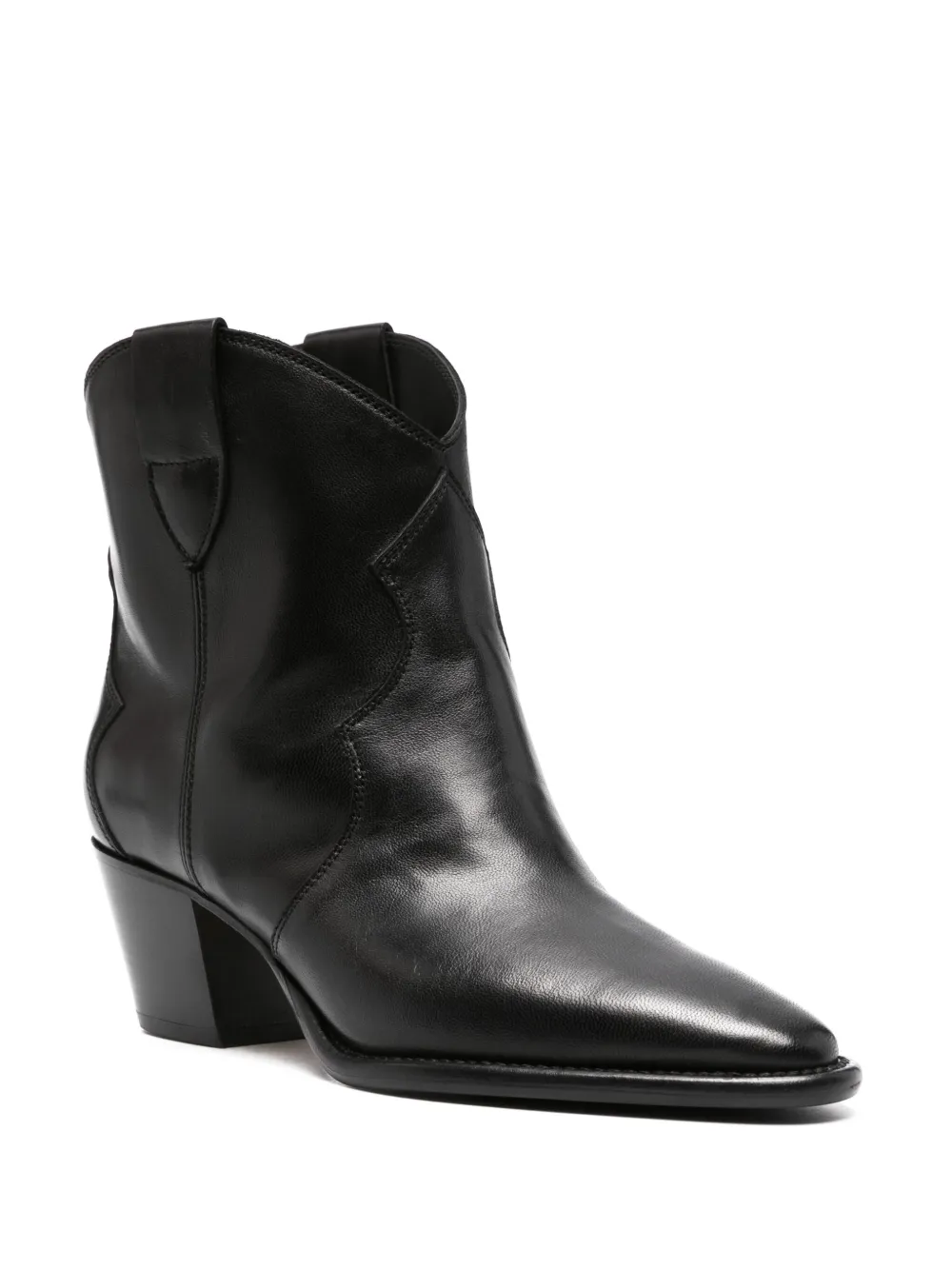 Anna F. cowboy ankle boots - Black