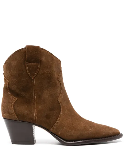 Anna F. 55mm suede cowboy boots