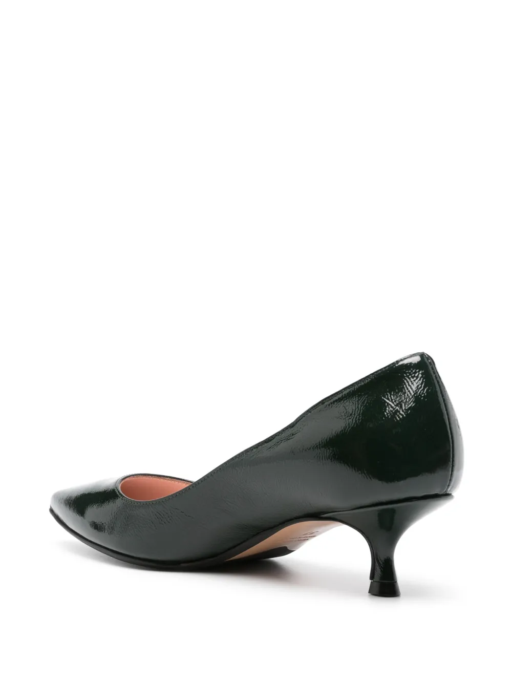 Anna F. Gelakte pumps Groen