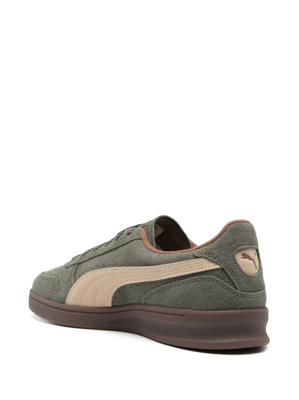 Shop Puma Indoor R-suede Sneakers In Green