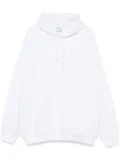 VETEMENTS logo-embossed hoodie - White