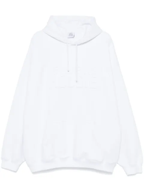 VETEMENTS hoodie con logo en relieve