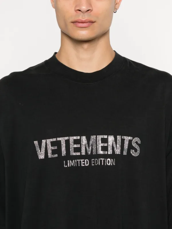 VIP価格☆【VETEMENTS】Limited Edition Tシャツ (送料関税込) VETEMENTS Limited Edition T-shirt | Black | FARFETCH