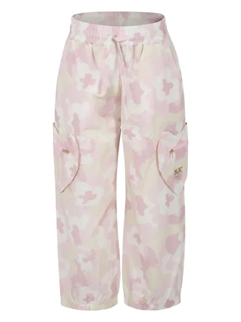 Pinko Kids camouflage-print trousers