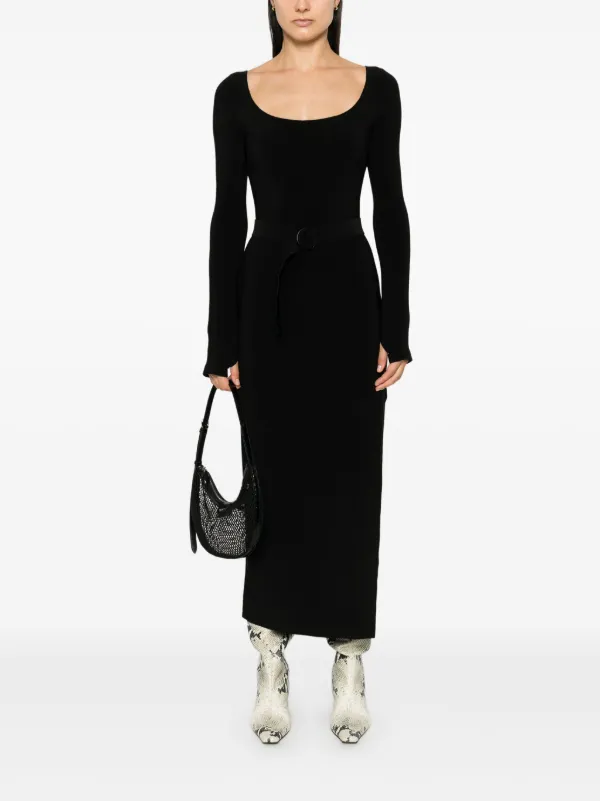 Moon small leather shoulder bag