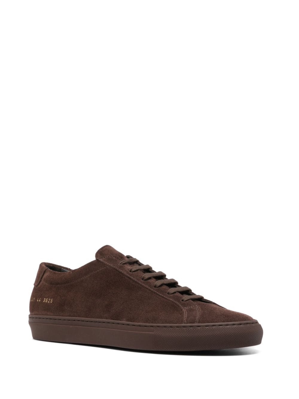 Shop Common Projects Suede Sneakers In Brown