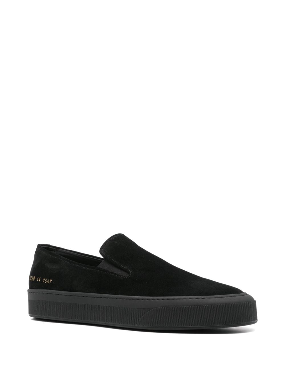 Shop Common Projects Leather Sneakers In Black