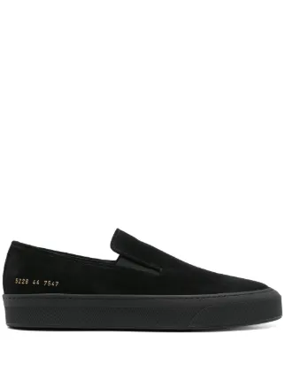 Common Projects Leather Sneakers Black FARFETCH JO