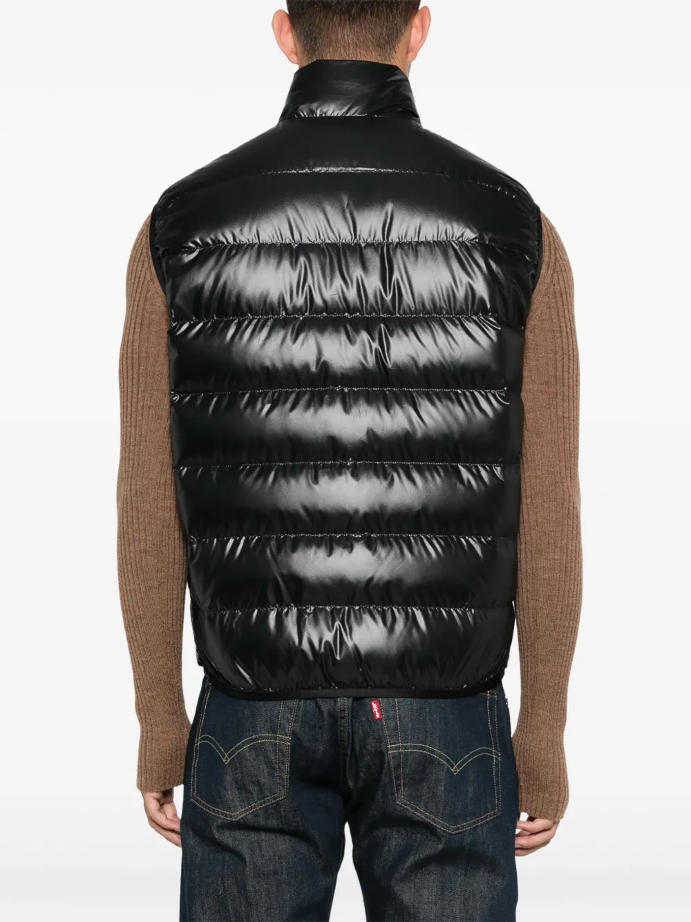 Moncler Aube gilet Zwart