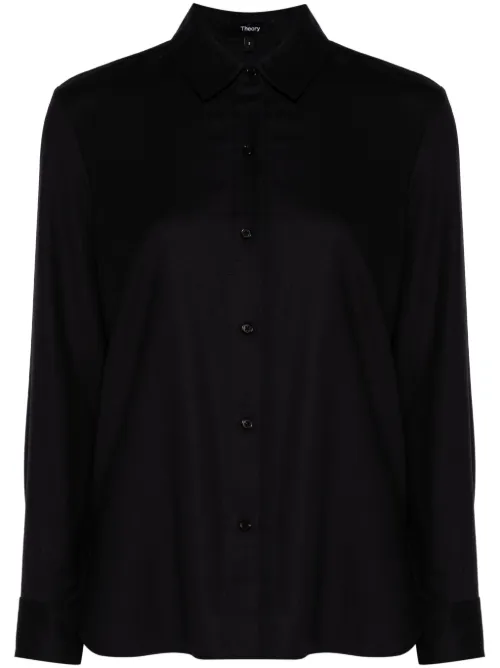 Chemise en laine vierge - Theory - Modalova