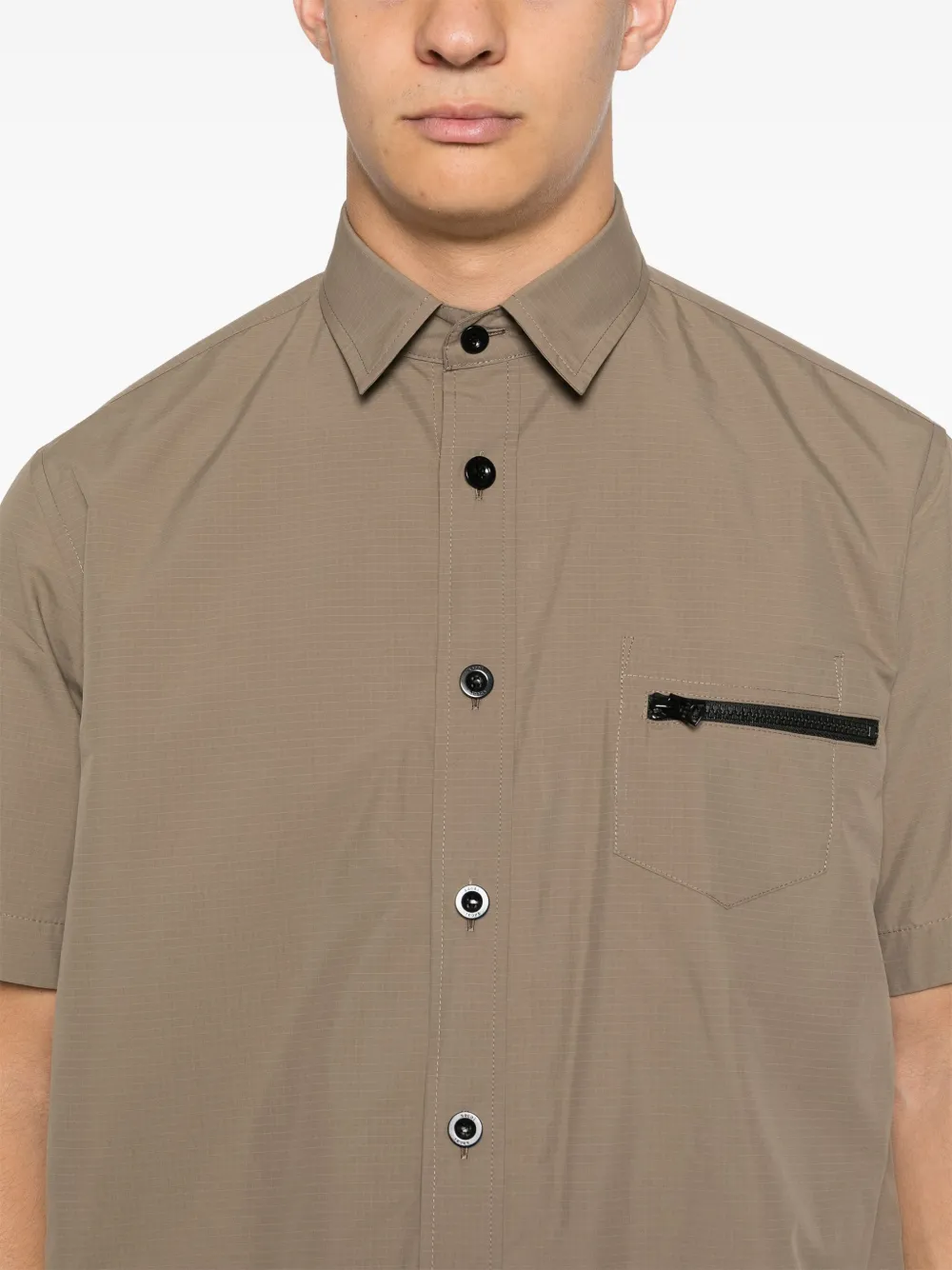 sacai Ripstop overhemd Groen