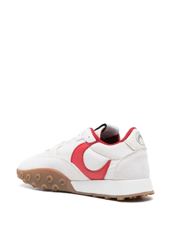 【関税込み】Marine Serre ホワイト MS Rise スニーカー Marine Serre Ms Rise Sneakers | White | FARFETCH BH