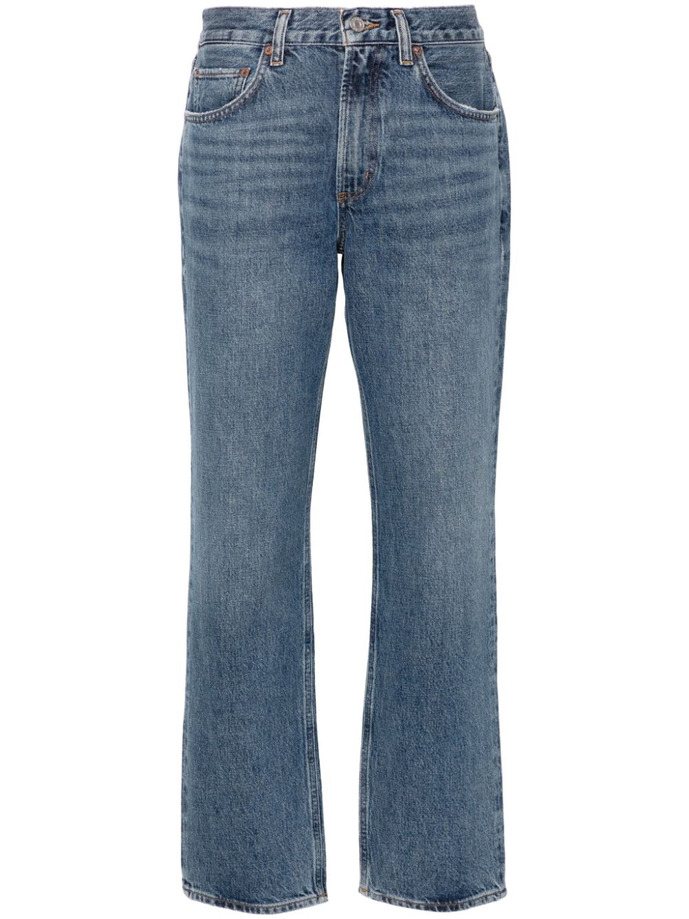 Shop Agolde Valen Jeans In Blue