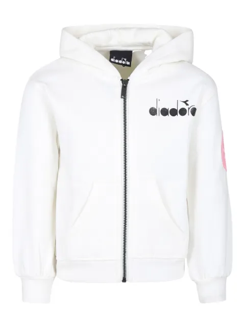 Diadora Junior logo-print hoodie