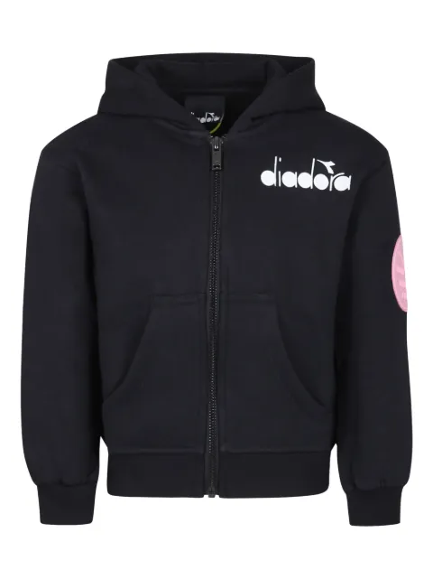 Diadora Junior logo-print hoodie