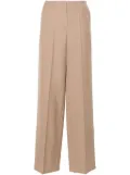 FENDI grain-de-poudre wool trousers - Brown