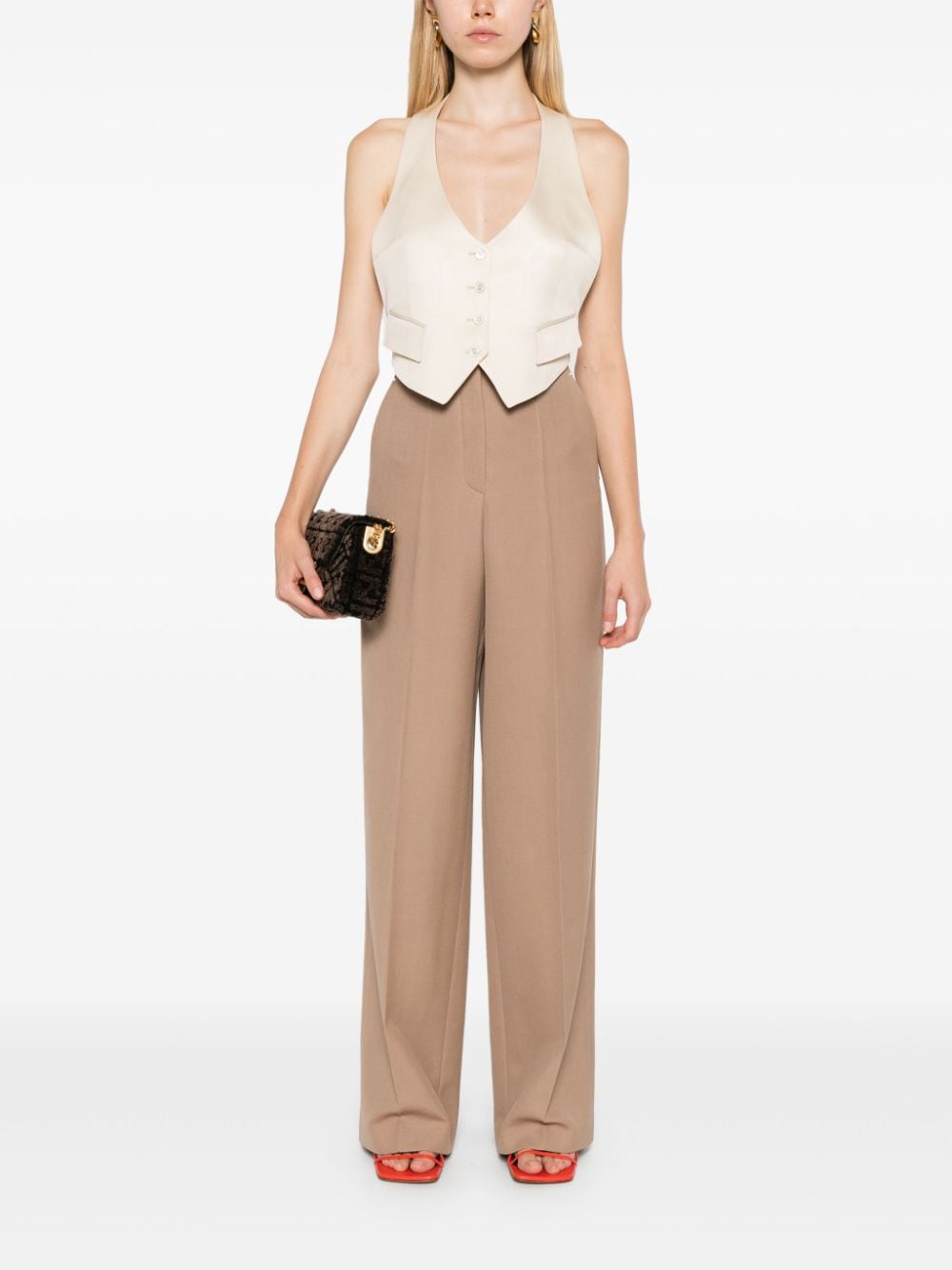 FENDI grain de poudre trousers - Bruin