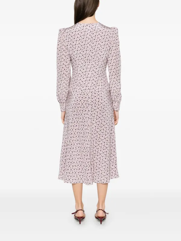 alessandra rich purple dress Alessandra Rich Purple Women's Long Dress S