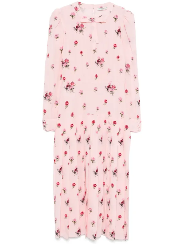ALESSANDRA RICH FABX3869K43920060 関税送料込 Alessandra Rich ミニドレス - Fuchsia Pink | FWRD