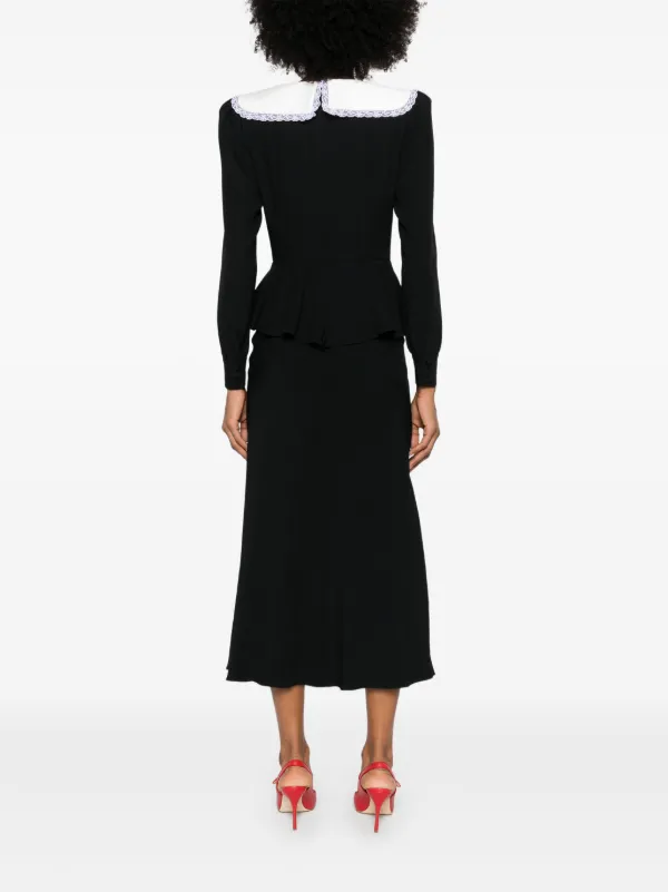 ワンピース ALESSANDRA RICH DRESS (FABX3894F2603) V-NECK DRESS – Alessandra Rich