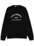 Karl Lagerfeld crew-neck sweatshirt - Black
