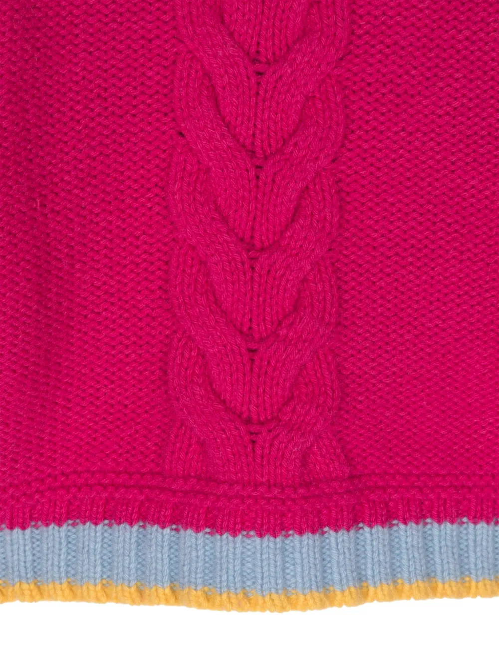 Simonetta Trui met gestreepte afwerking Roze