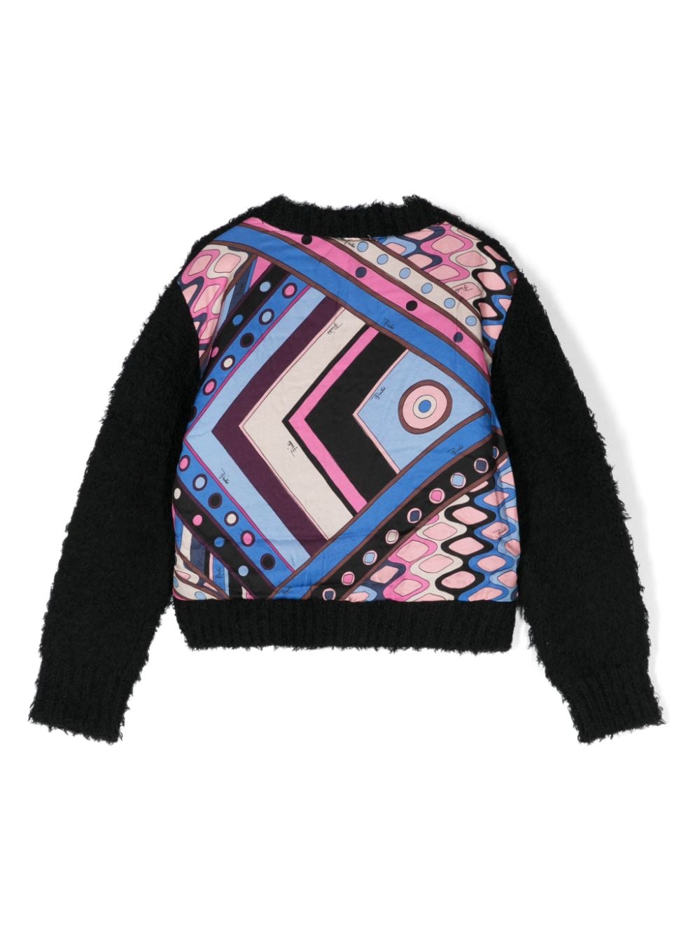 PUCCI Junior Vest met print - Zwart