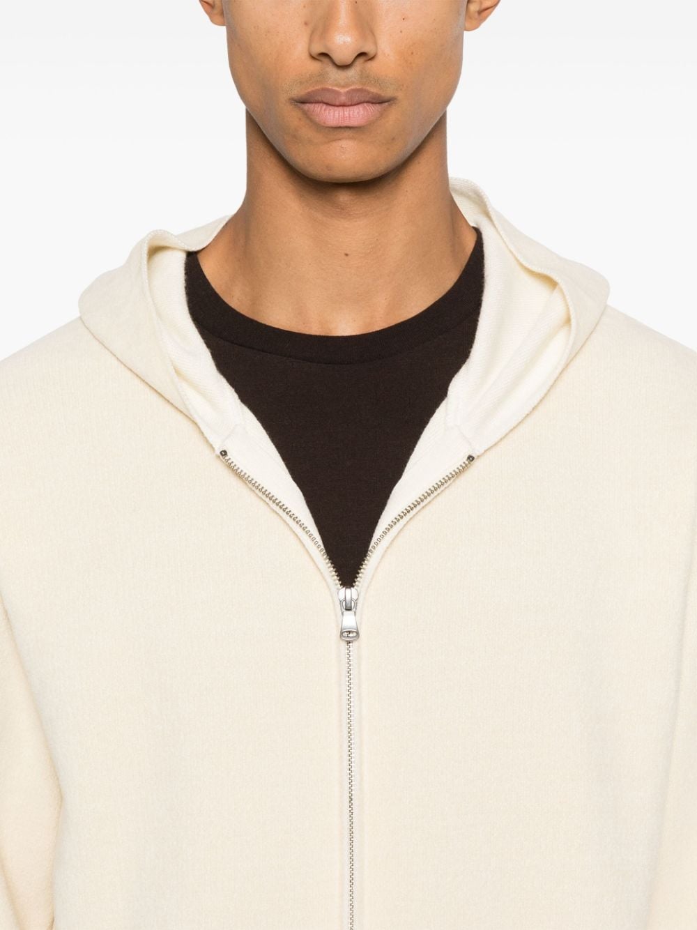 Shop Barena Venezia Chenille Hoodie In Neutrals