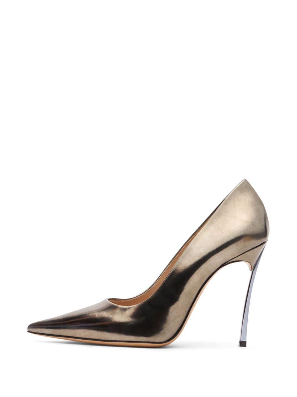 Casadei 100 mm Superblade Cosmic pumps Goud