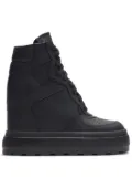 Casadei wedge sneakers - Black