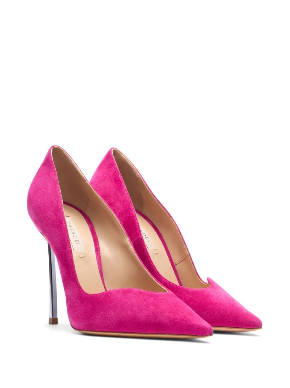 Casadei 100 mm Superblade pumps Roze