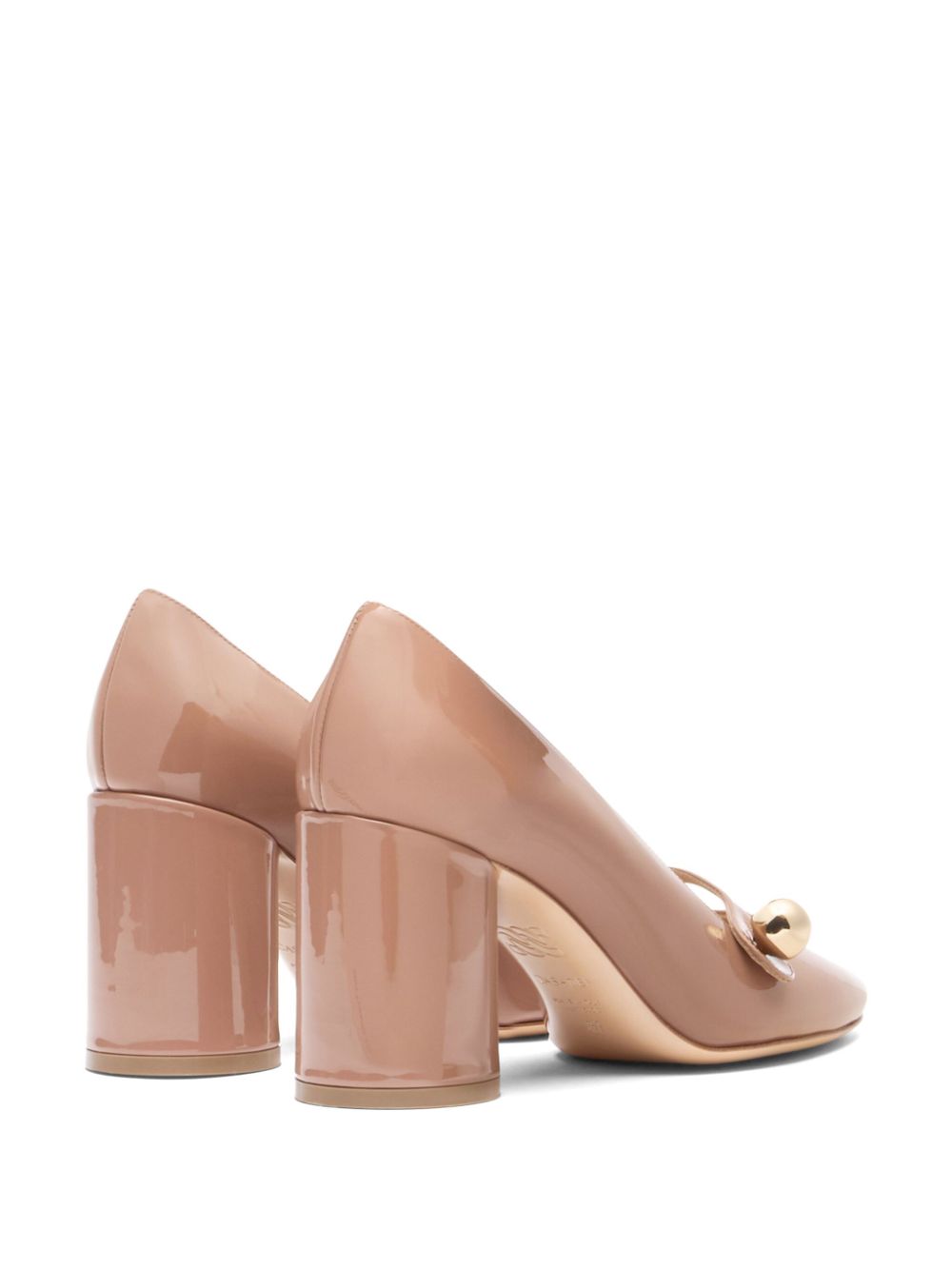 Casadei 80mm Cleo pumps Neutrals