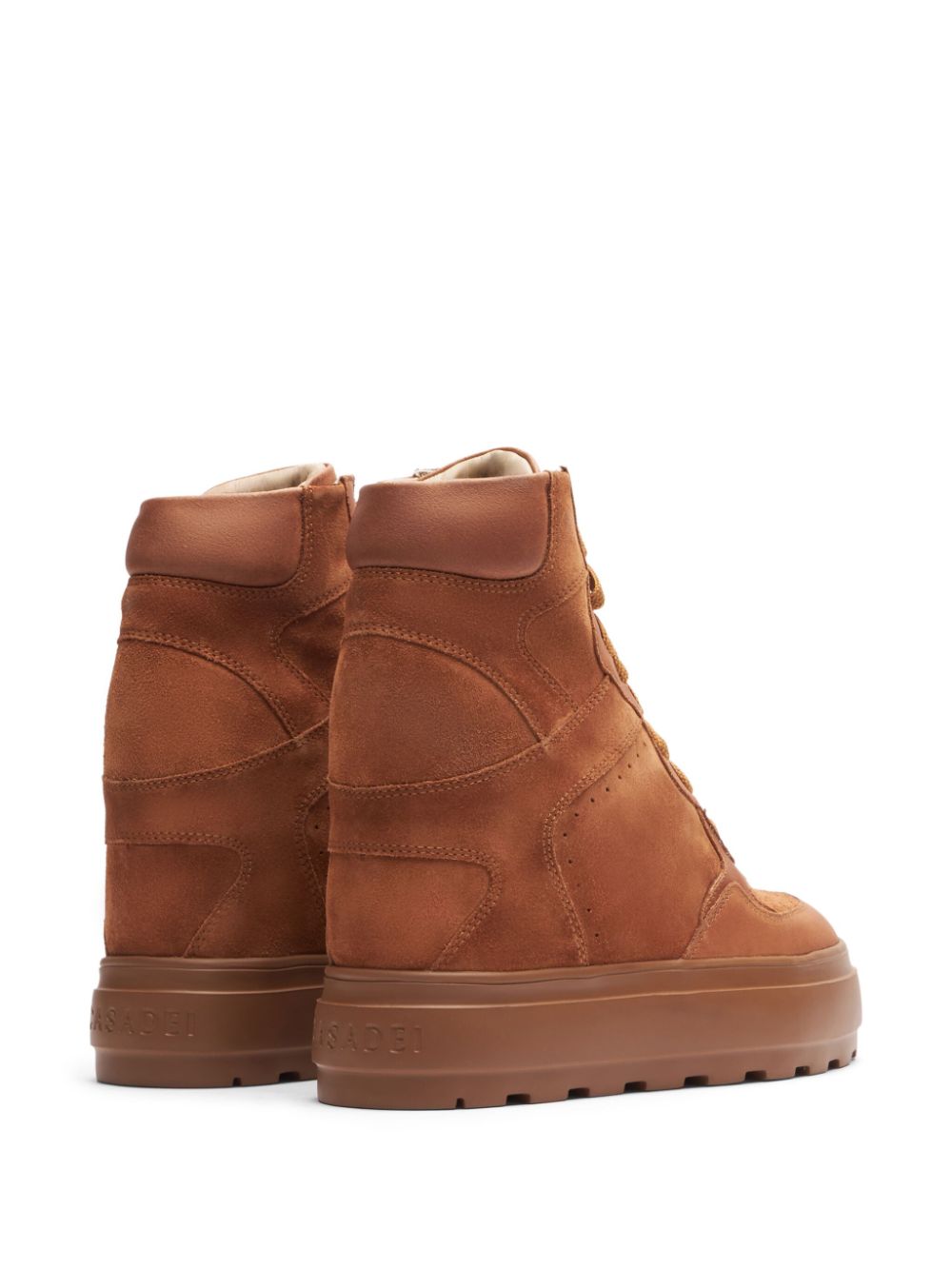 Casadei wedge sneakers Brown