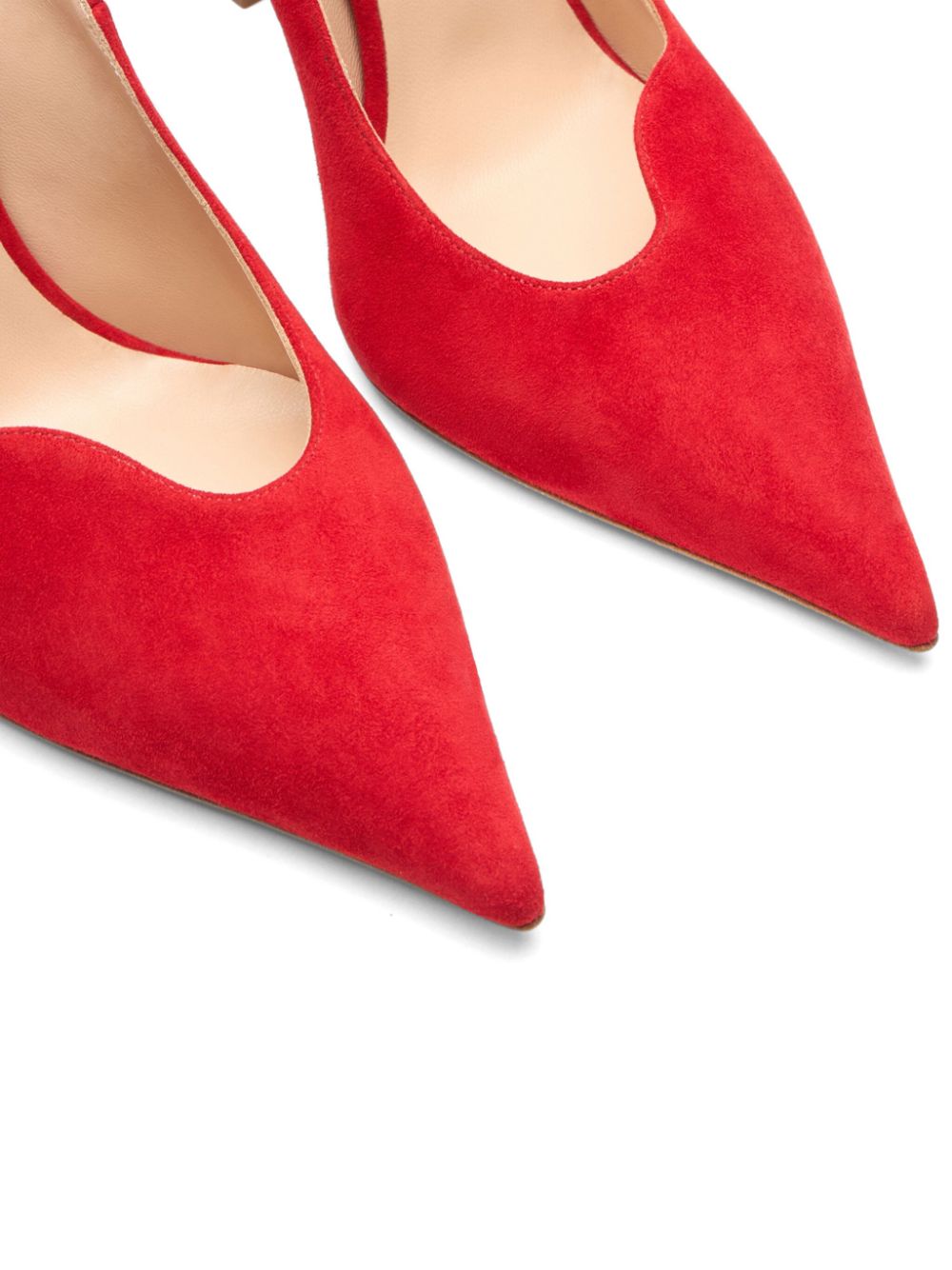 Casadei 100mm Superblade pumps Red